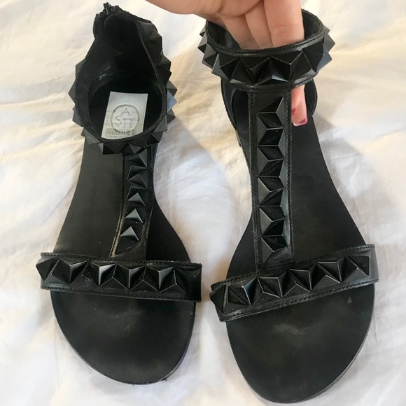 ash studded flat sandals